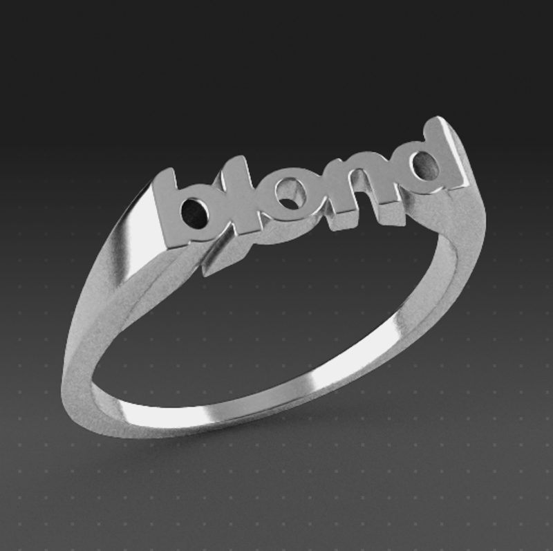 Frank Ocean Blonde Ring