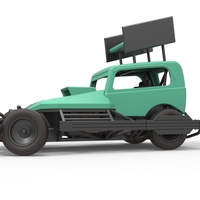 New Zealand Superstock car while turning Scale 1:25 - Thumbnail 2