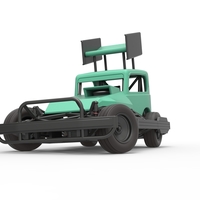 New Zealand Superstock car while turning Scale 1:25 - Thumbnail 6