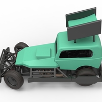 New Zealand Superstock car while turning Scale 1:25 - Thumbnail 8