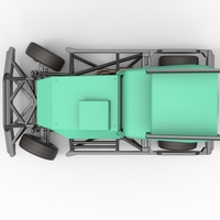 New Zealand Superstock car while turning Scale 1:25 - Thumbnail 9