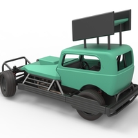 New Zealand Superstock car while turning Scale 1:25 - Thumbnail 10