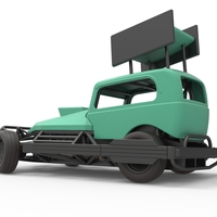 New Zealand Superstock car while turning Scale 1:25 - Thumbnail 11