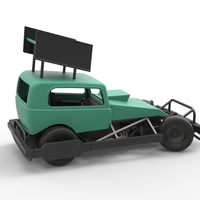 New Zealand Superstock car while turning Scale 1:25 - Thumbnail 16