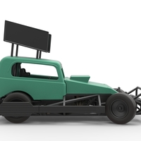 New Zealand Superstock car while turning Scale 1:25 - Thumbnail 18