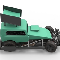 New Zealand Superstock car while turning Scale 1:25 - Thumbnail 19