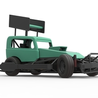 New Zealand Superstock car while turning Scale 1:25 - Thumbnail 21