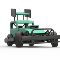 New Zealand Superstock car while turning Scale 1:25 - Thumbnail 23