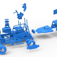 New Zealand Superstock car while turning Scale 1:25 - Thumbnail 24