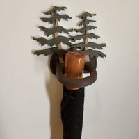 Walking Stick Wall Mount - Thumbnail 2