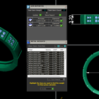 Women diamond engagement ring 3d render - Thumbnail 8