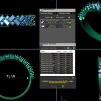 Women diamond engagement ring 3d render - Thumbnail 8