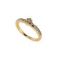 Wedding ring 3d render - Thumbnail 5