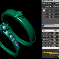 Wedding ring 3d render - Thumbnail 11