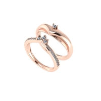 Wedding ring 3d render - Thumbnail 2