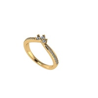 Wedding ring 3d render - Thumbnail 4