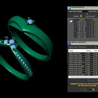 Wedding ring 3d render - Thumbnail 10