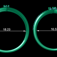 Wedding ring 3d render - Thumbnail 11