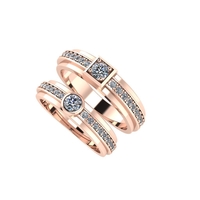 Wedding ring 3d render - Thumbnail 2