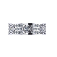 Women Cartier diamond ring 3D render - Thumbnail 4
