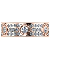 Women Cartier diamond ring 3D render - Thumbnail 6