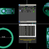 Women Cartier diamond ring 3D render - Thumbnail 8