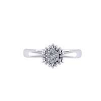 Women diamond engagement ring 3d render - Thumbnail 4