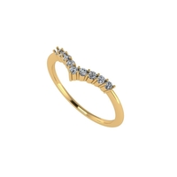 Women diamond engagement ring 3d render - Thumbnail 6