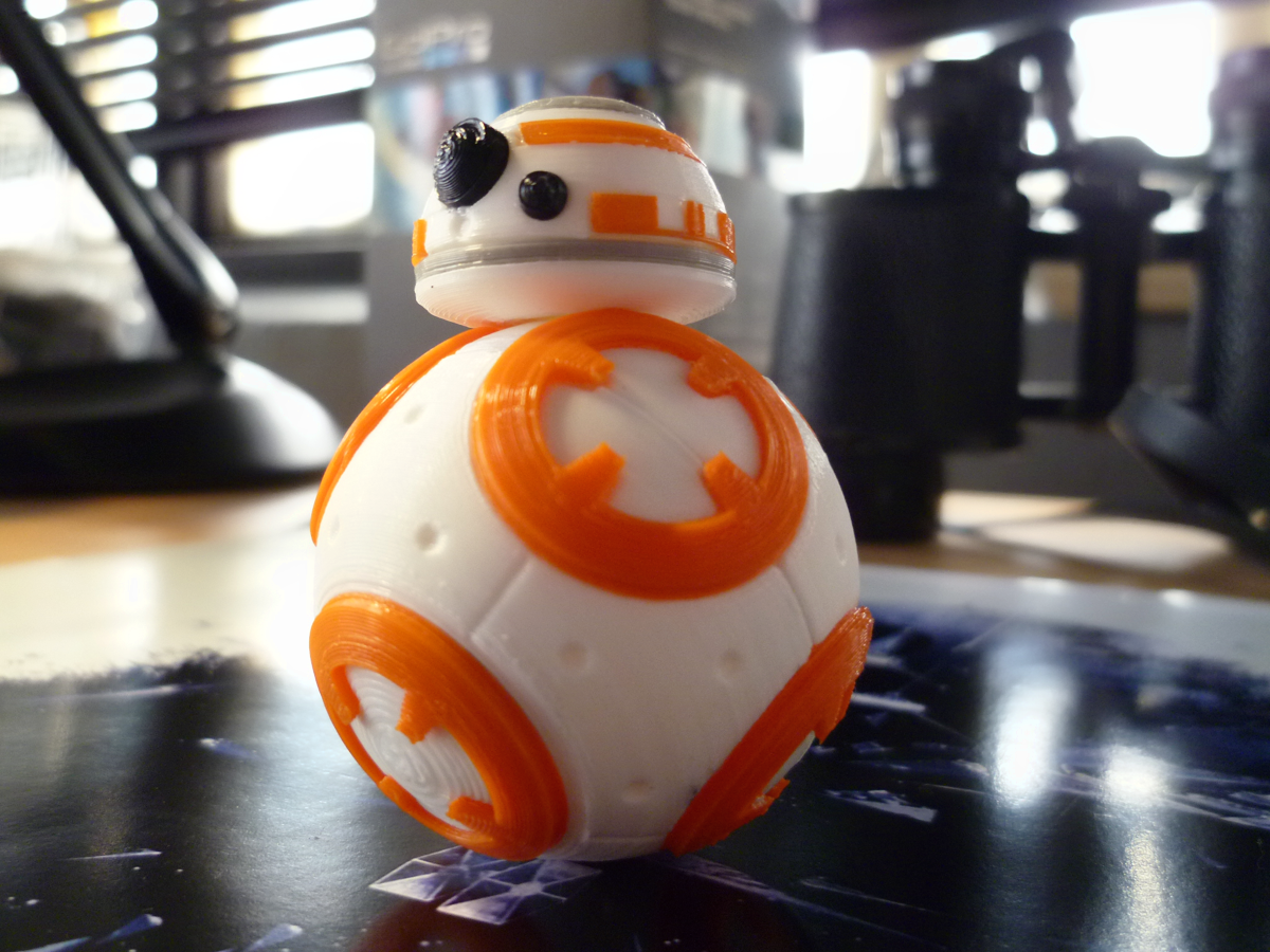3D Printed BB8 DROID - STAR WARS: THE 