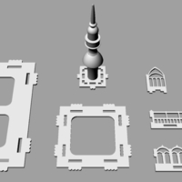 Tour Eiffel 54 cm. lamp - Thumbnail 1