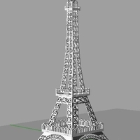 Tour Eiffel 54 cm. lamp - Thumbnail 3