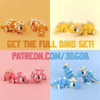 Flexi Baby Dino Brachiosaurus by 3DGOB - Thumbnail 3