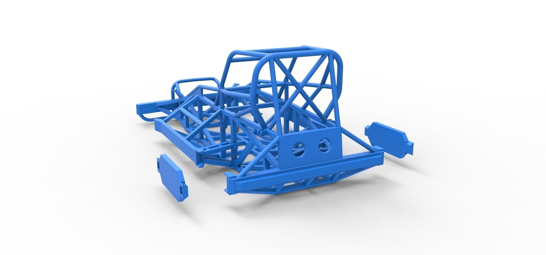 Frame of New Zealand Superstock car Version 2 Scale 1:25 3D Print 569612