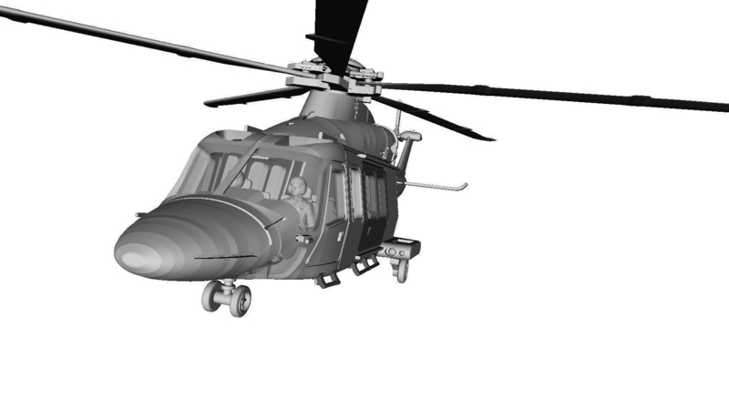 AW - 139 Helicopter - Pinshape