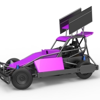 New Zealand Superstock car while turning V2 Scale 1:25 - Thumbnail 1