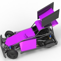 New Zealand Superstock car while turning V2 Scale 1:25 - Thumbnail 3