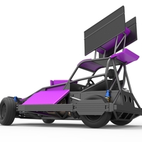 New Zealand Superstock car while turning V2 Scale 1:25 - Thumbnail 11