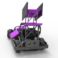 New Zealand Superstock car while turning V2 Scale 1:25 - Thumbnail 12