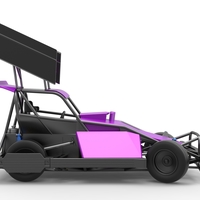 New Zealand Superstock car while turning V2 Scale 1:25 - Thumbnail 18