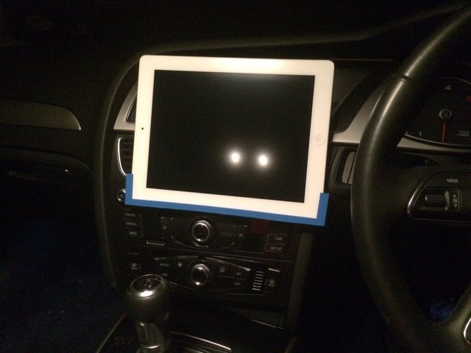 iPad Car CD Mount