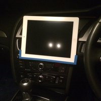 Small iPad Car CD Mount 3D Printing 56993
