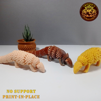 Articulated print-in-place Cute Pangolin - Thumbnail 1