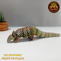 Articulated print-in-place Cute Pangolin - Thumbnail 2