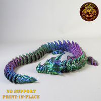 Articulated Dragon, print-in-place, No-Support - Thumbnail 7