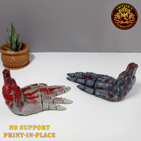 Flexi Zombie Hand PRINT-IN-PLACE NO-SUPPORT HALLOWEEN-SPECIAL - Thumbnail 2