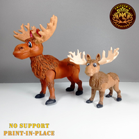 FLEXI MOOSE | PRINT IN PLACE | NO SUPPORT - Thumbnail 1