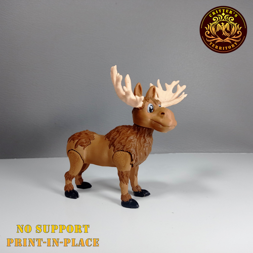 FLEXI MOOSE | PRINT IN PLACE | NO SUPPORT