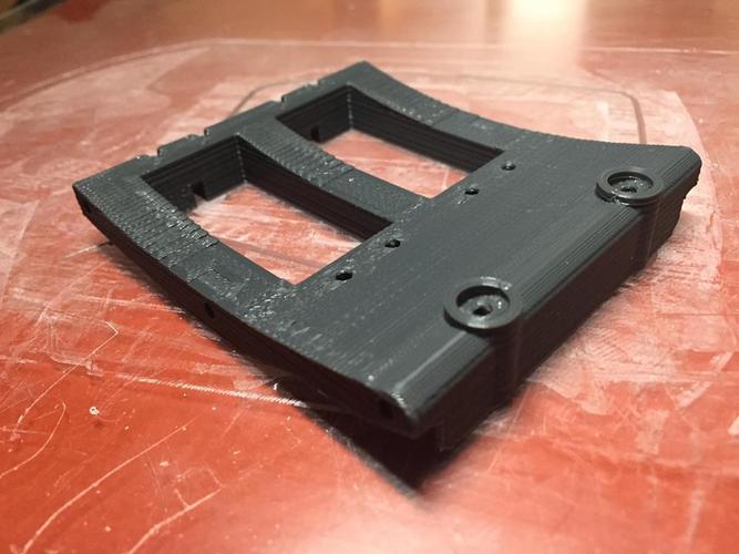 SCX-10 Chassis Mount Servo/Servo Winch Mount 3D Print 57018