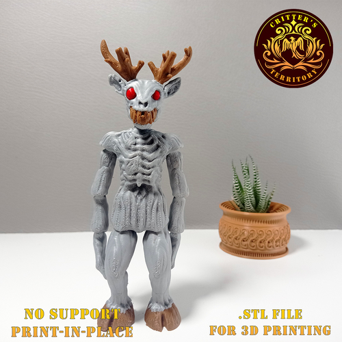 FLEXI WENDIGO HALLOWEEN SPECIAL | PRINT IN PLACE | NO SUPPORT