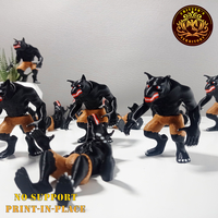 Flexi Mini Werewolf | No support | Print in Place - Thumbnail 3